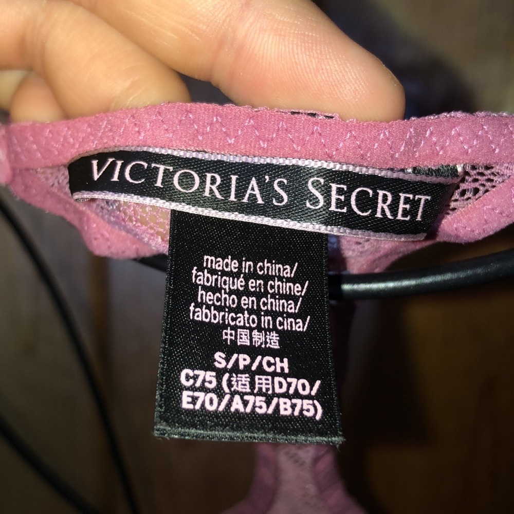 Victoria’s Secret lace pink size small sexy wear cute top lingerie floral sheer​ - Picture 4 of 7